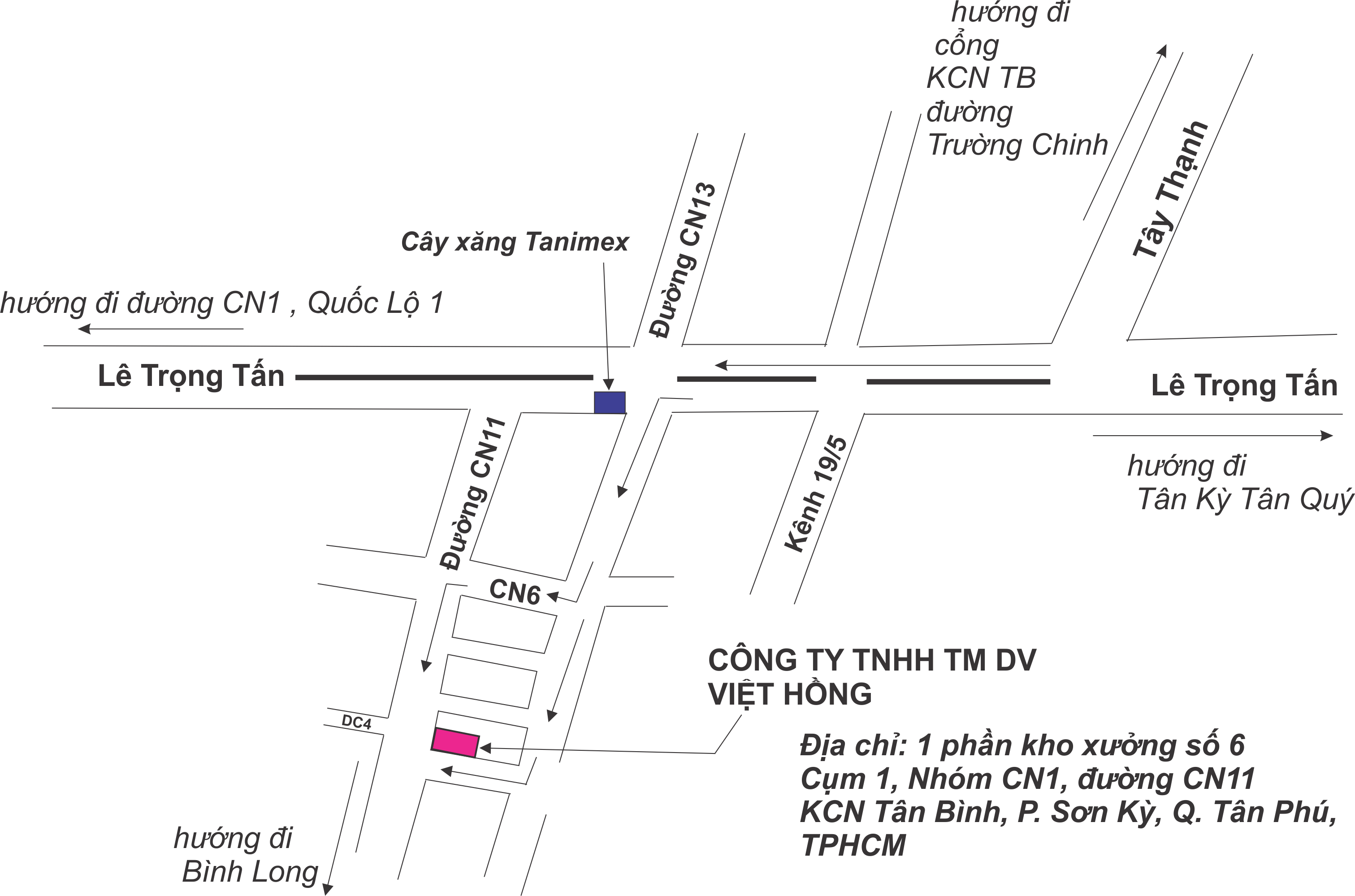 CÔNG TY TNHH TM - DV VIỆT HỒNG